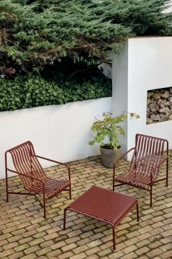 Mesa 81,5x86x38 cm Palissade Low Table, Iron red