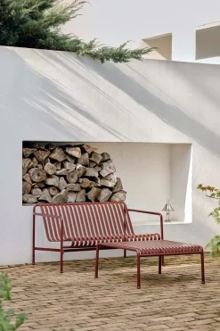 Mesa 81,5x86x38 cm Palissade Low Table, Iron red