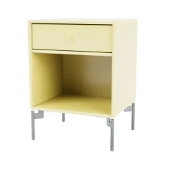 Mesilla de noche Dream, Camomile 159, patas de cromo