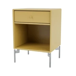 Mesilla de noche Dream, Cumin 157, patas de cromo