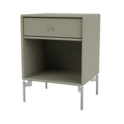 Mesilla de noche Dream, Fennel 144, patas de cromo