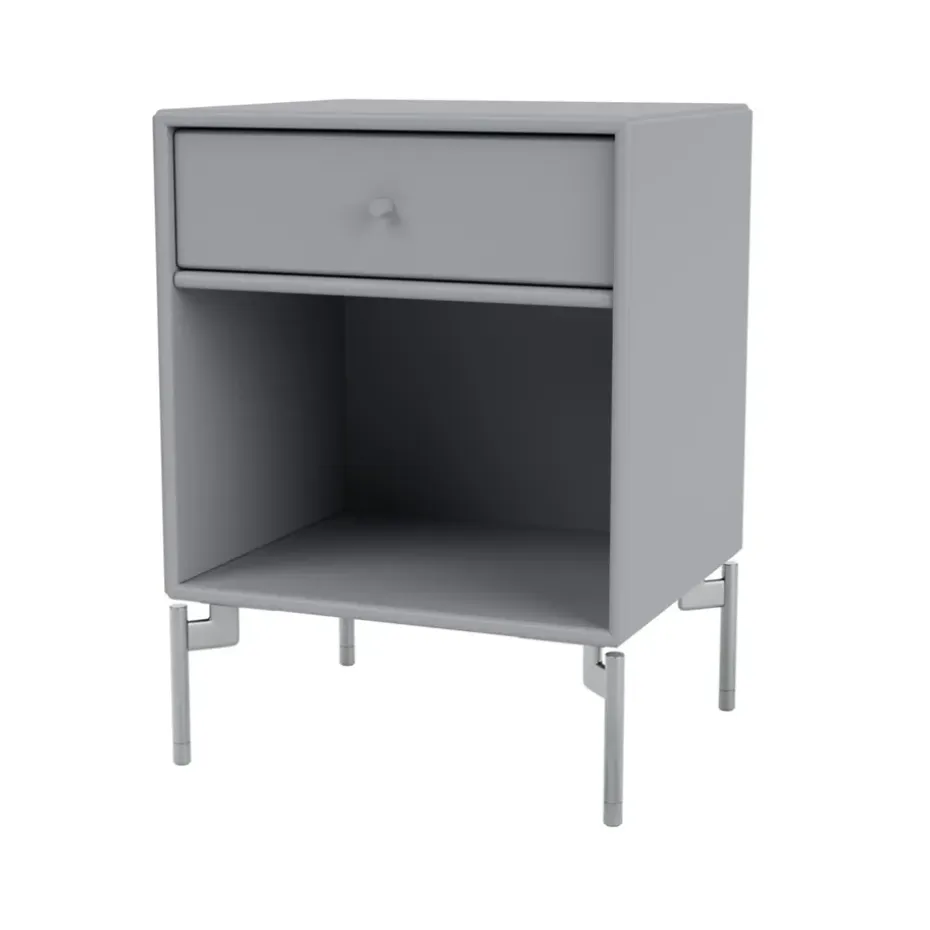 Mesilla de noche Dream, Graphic 100, patas de cromo