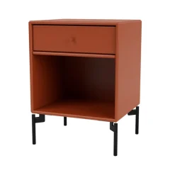 Mesilla de noche Dream, Hokkaido 162, patas lacadas en negro