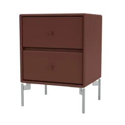 Mesilla de noche Drift, Masala 155, patas de cromo