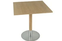 Mesita de café Rod 70x70 cm, Roble blanqueado con acabado mate