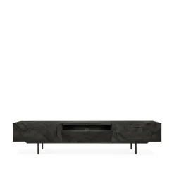 Mueble multimedia Graphic, Black 242 cm