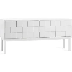 Mueble TV con patas Collect 2010, patas blancas