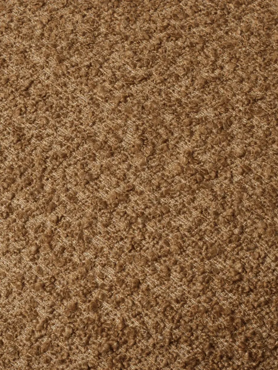 Orbo Lounge chair, Raw bouclé - Tan