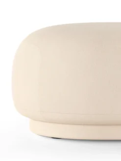 Ottoman Rico, Brushed offwhite