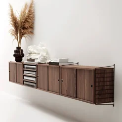 Panel de pared String, Beige, 75x30 cm, paquete de 1