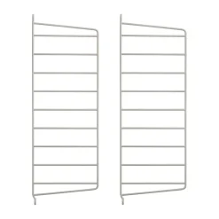 Panel de pared String, Beige, 50x20 cm, paquete de 2