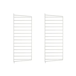 Panel de pared String, Beige, 75x30 cm, paquete de 2