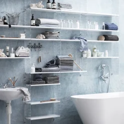 Panel de pared String Plex, Transparente, 50x30 cm, paquete de 2