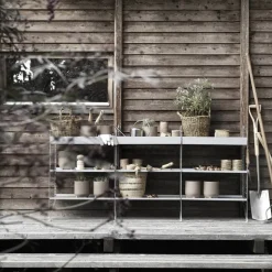 Panel de suelo String Outdoor, Galvanizado, 85x30cm, paquete de 2