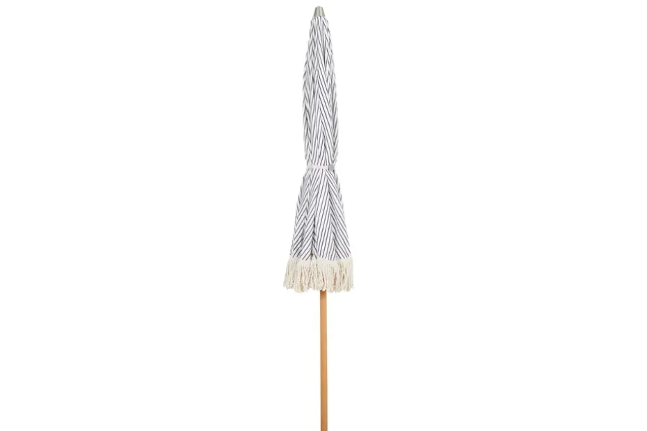 Parasol Gatsby, Grey stripe, Ø256 cm