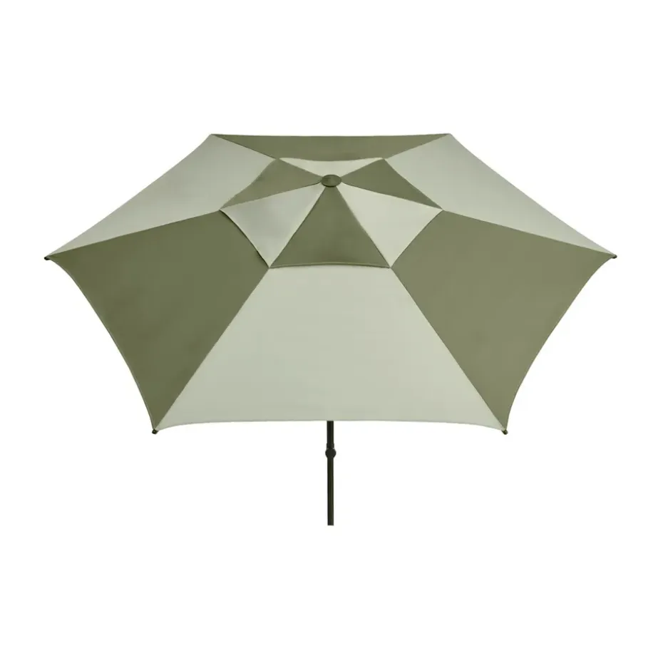 Parasol Terrazza Hexagon, Verde-verde oscuro