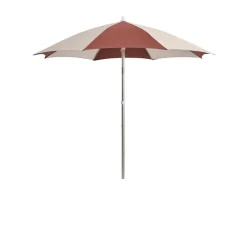 Parasol Terrazza Octagon, Blanco roto-burdeos
