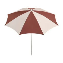 Parasol Terrazza Octagon, Blanco roto-burdeos