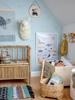 Percha Aranya ratán 17x30 cm, Natur