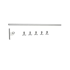 Perchero adicional Nostalgi, Aluminio, soportes aluminio