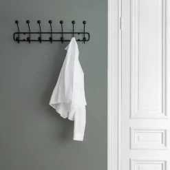 Perchero Bill Horizontal S, negro