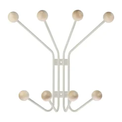 Perchero de pared Bill S, Greige