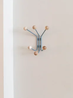 Perchero de pared Bill XS, Pigeon blue