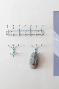 Perchero de pared Bill XS, Pigeon blue