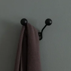 Perchero de pared Bill XXS, negro