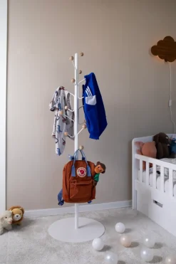 Perchero de pie Bill junior, Blanco