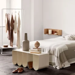 Perchero Grid, White