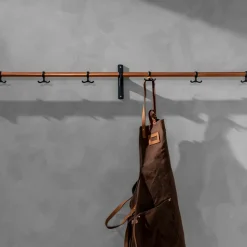 Perchero Nostalgi, Aluminio, base blanca