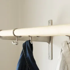 Perchero Nostalgi, Nogal, aluminio stativ