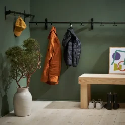 Perchero Nostalgi, Nogal, aluminio stativ