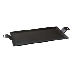 Placha, 4 mm acero al carbono, superficie para freír 45x22 cm