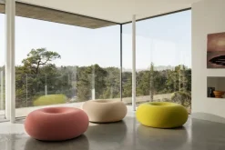 Puf Boa Ø114 cm, Cotton candy