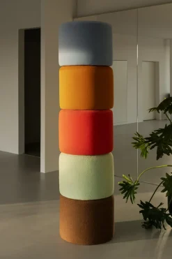 Puf Bon Ø50x41 cm, Blue