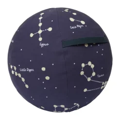 Puf de asiento Constellation, Dark blue, Ø50 cm