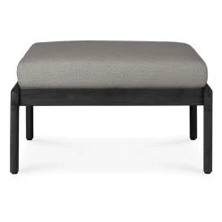 Puf Jack outdoor teca lacado negro, Mocha