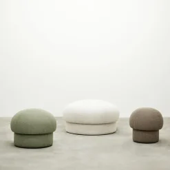 Puf Uno Ø94 cm, Cream