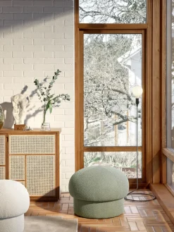 Pufe Uno Ø50 cm, Cream