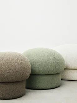 Pufe Uno Ø65 cm, Cream