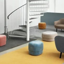 Puff Circus, azul claro