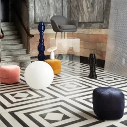 Puff Circus, azul oscuro