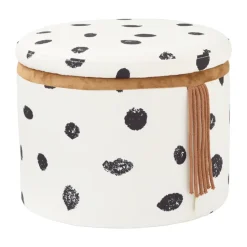 Puff con almacenamiento Pippi Ø40x30,5 cm, Multi