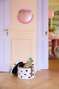 Puff con almacenamiento Pippi Ø40x30,5 cm, Multi