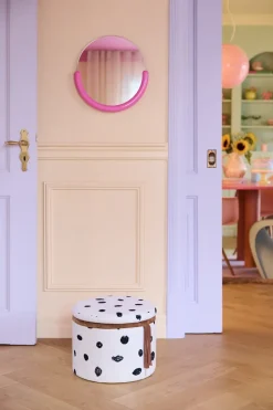 Puff con almacenamiento Pippi Ø40x30,5 cm, Multi