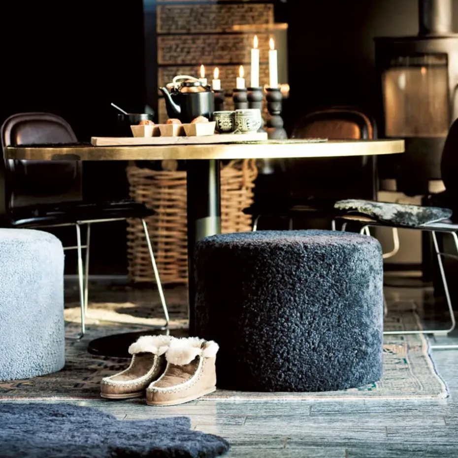 Puff Frida, negro grafito