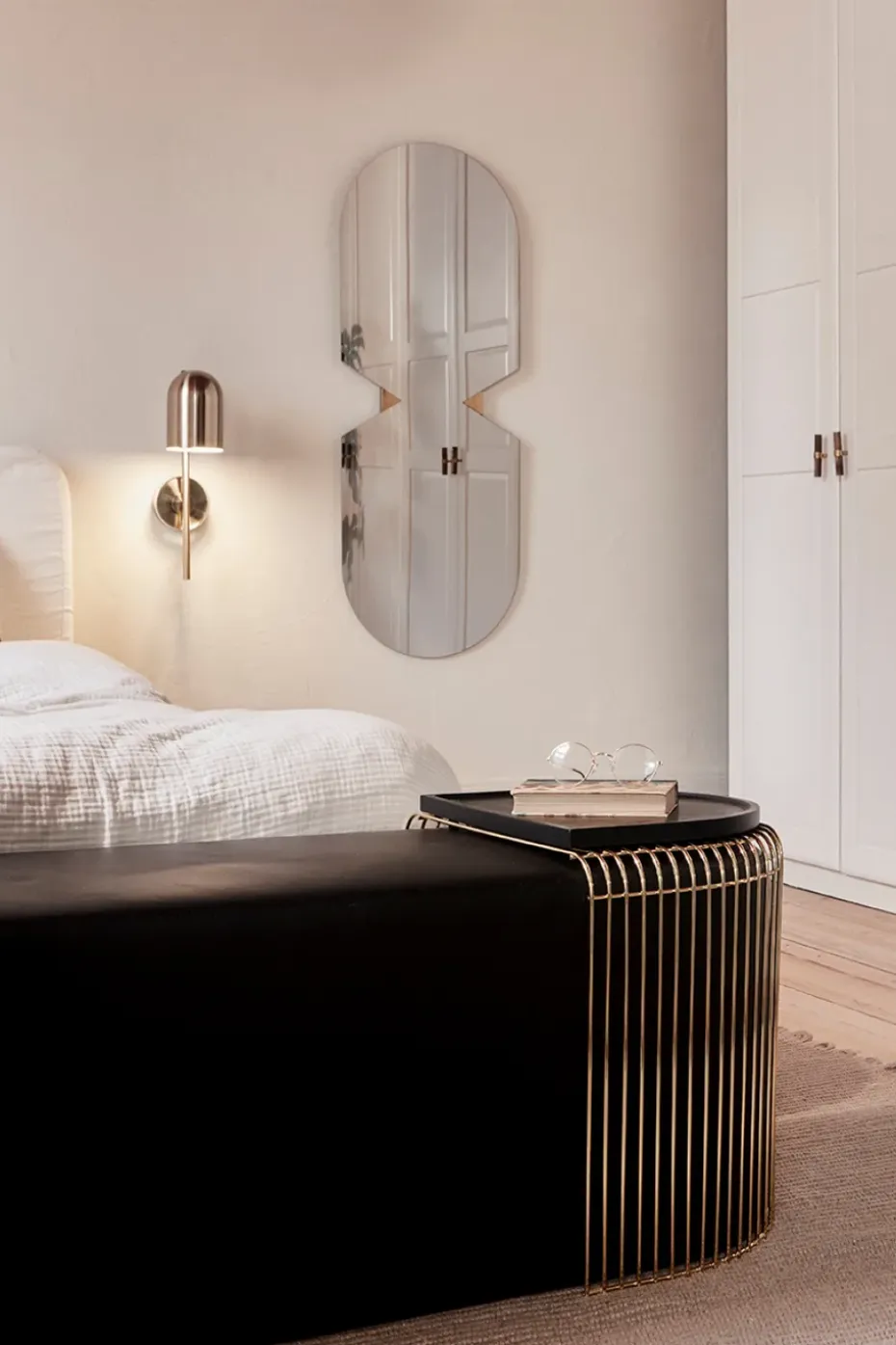 Puff Sessio 45x110 cm, Negro