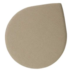 Puff Stilla bouclé, Taupe